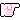 A gloved pixel finger pointing right.