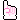 A left handed gloved pixel finger pointing up.