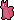 A tiny pixel of the Artificer slugcat from the game rain world.