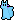 A tiny pixel of the Rivulet slugcat from the game rain world.