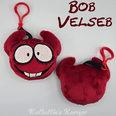 Plush keychain of Bob, a devil