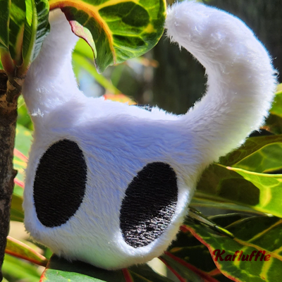 Plush keychain of hollow knight
