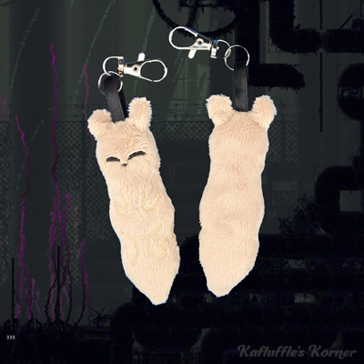 Plush keychain of Gourmand from Rain World