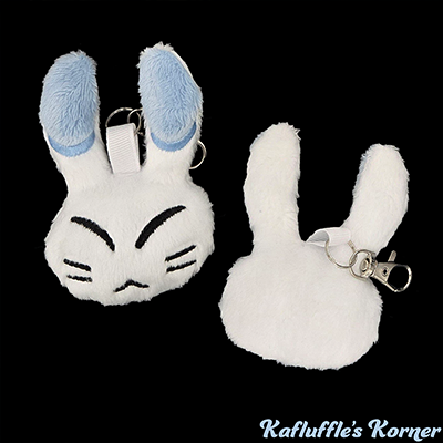 Plush keychain of concept water starter pokemon Wallabit