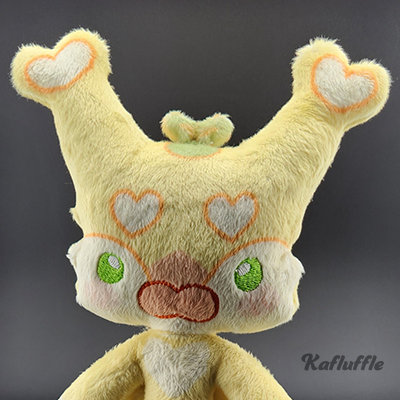 A yellow anthro caterpillar